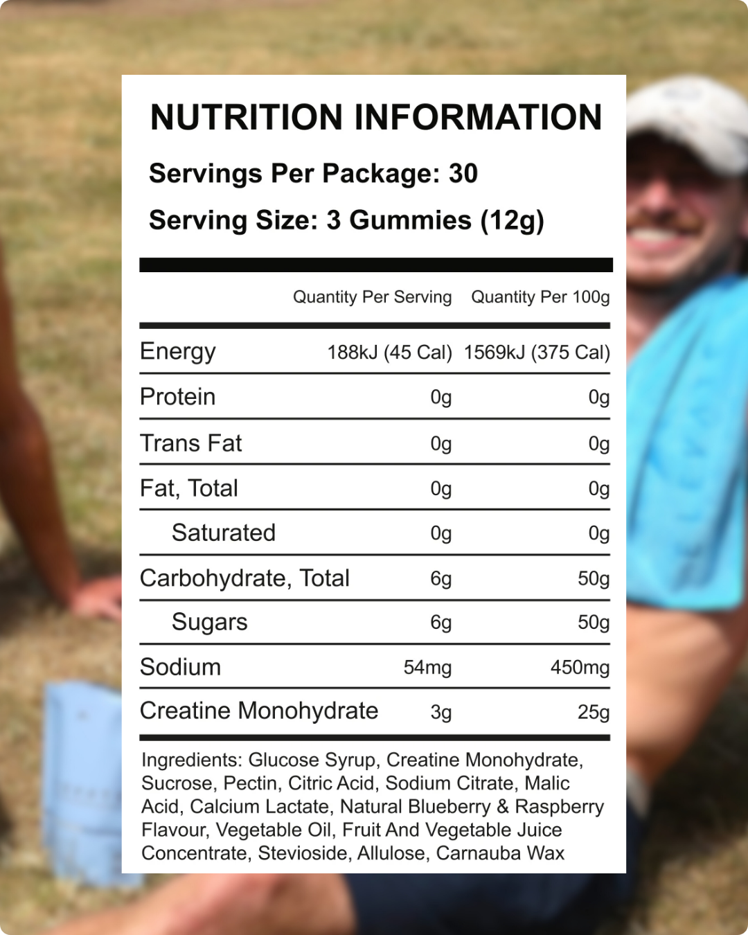 Elevate Mini Pack Nutritional Panel #size_mini-pack